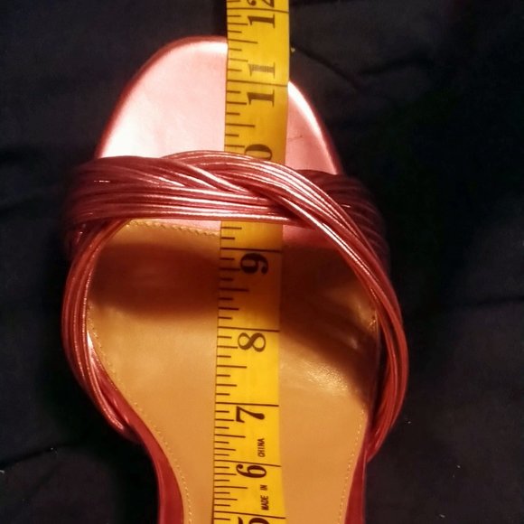 Brash Odessa Pink Rose Strappy Heels Size 13m With Box - Picture 7 of 10